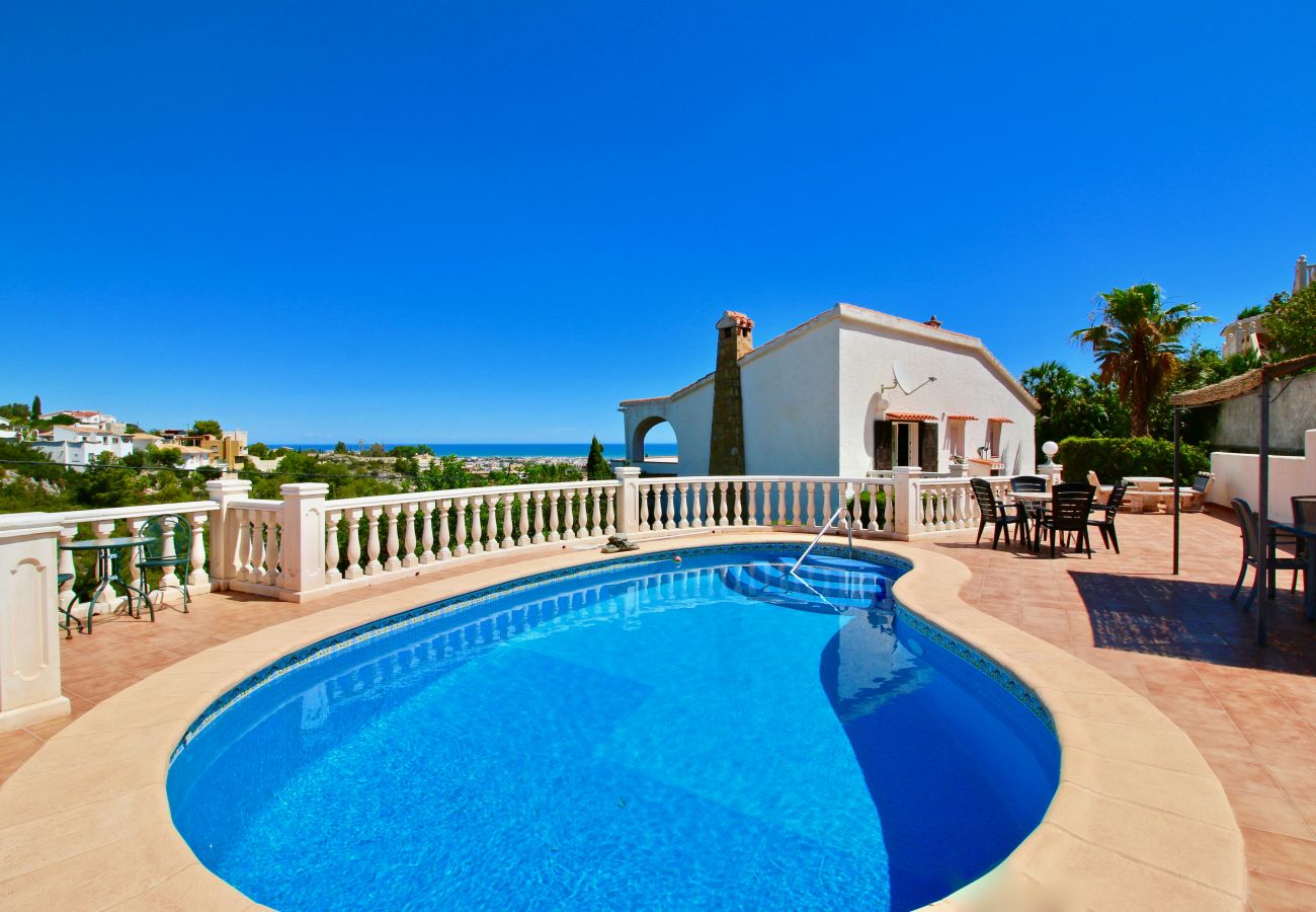Villa en Denia - Villa con vistas panorámicas y piscina Marquesa JM 6 personas