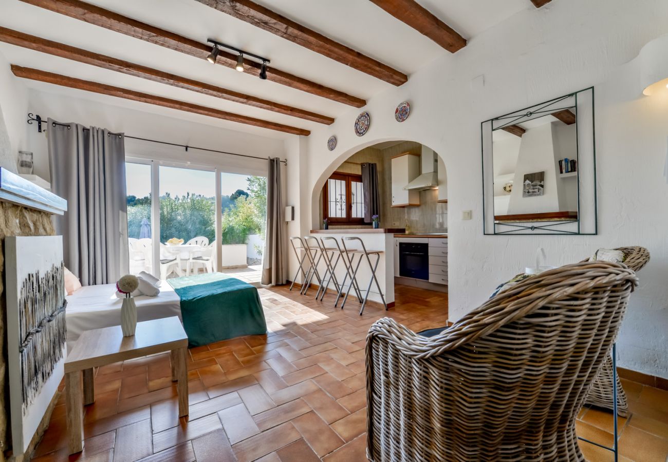 Bungalow en Moraira - MEU LAR, Bungalow acogedor ideal para parejas, cerca de la playa