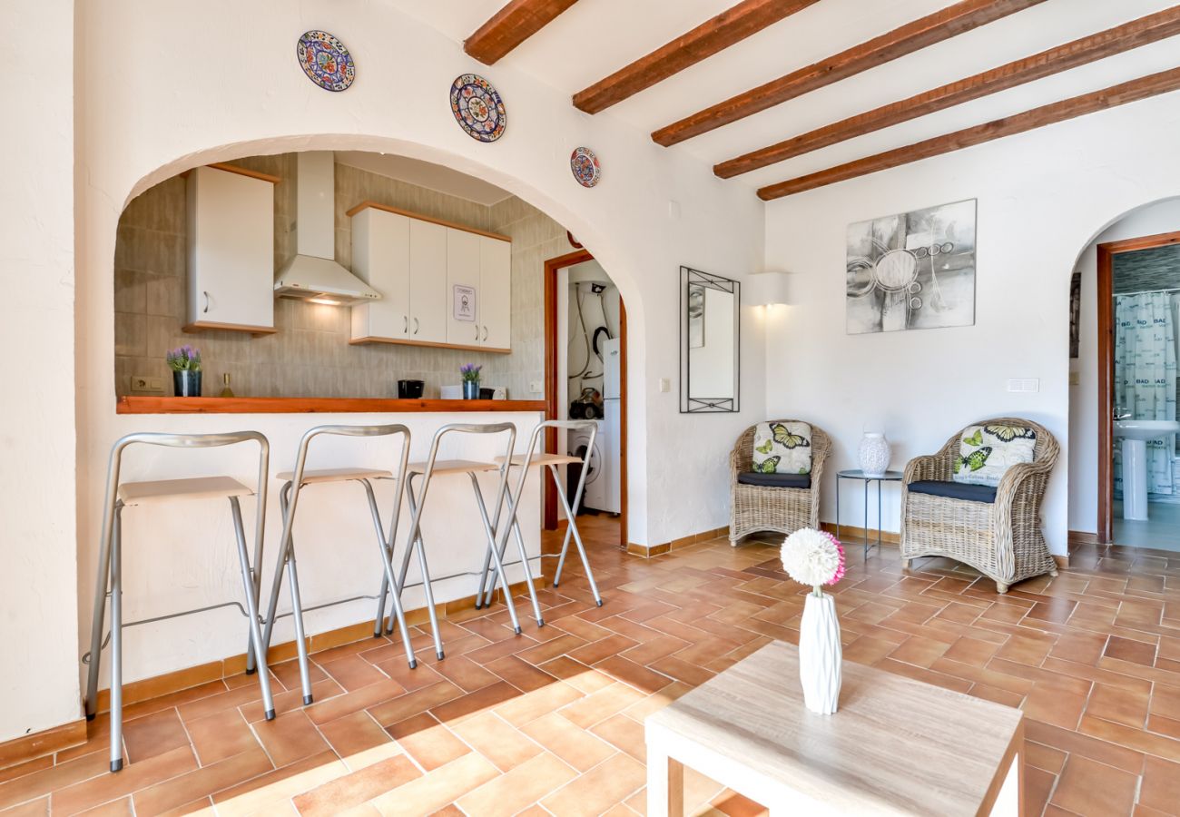 Bungalow en Moraira - MEU LAR, Bungalow acogedor ideal para parejas, cerca de la playa