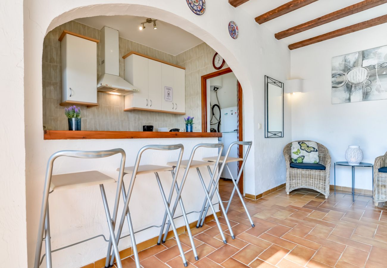 Bungalow en Moraira - MEU LAR, Bungalow acogedor ideal para parejas, cerca de la playa