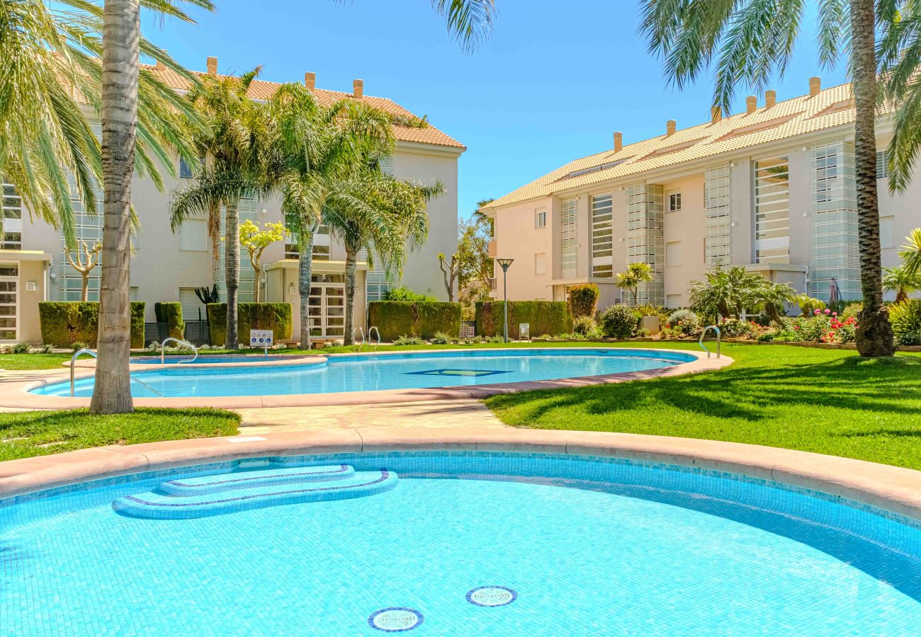 Apartamento en Javea / Xàbia - Golden Gardens Apartment Javea Arenal, Terraza, AACC, Wifi y a solo 600m de la Playa 