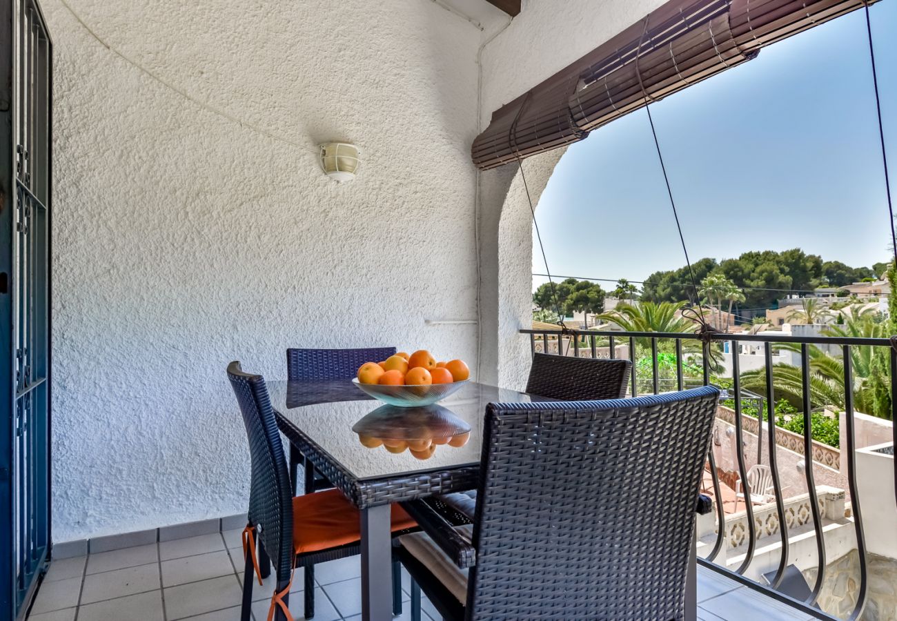 Bungalow en Moraira - SAN JAIME, bonito bungalow en Moraira para 4 adultos y 2 niños con piscina comunitaria y wifi gratis