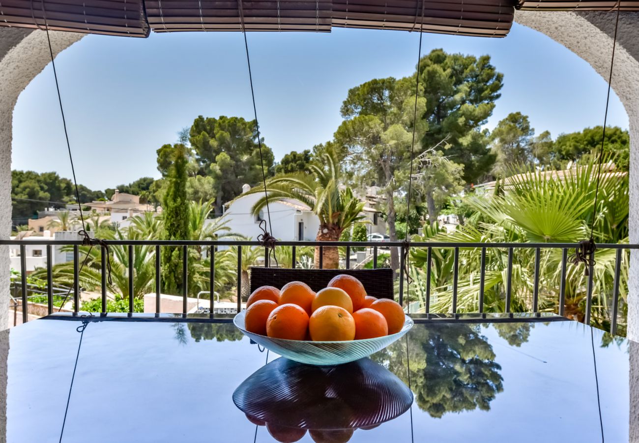 Bungalow en Moraira - SAN JAIME, bonito bungalow en Moraira para 4 adultos y 2 niños con piscina comunitaria y wifi gratis