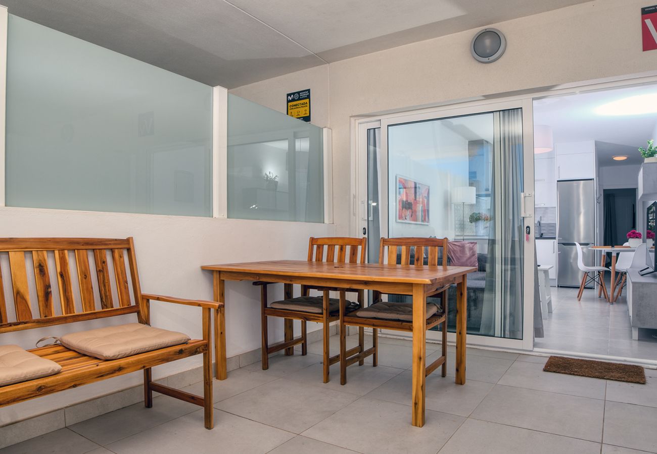 Apartamento en Costa Teguise - Ocean View con terraza vista mar y piscina comunitaria