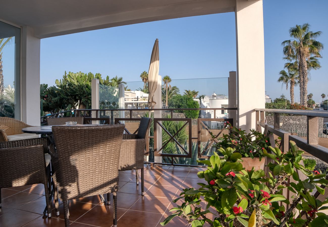 Casa en Playa Blanca - Casa Efesto - 3 dormitorios con piscina, terraza y vistas a Fuerteventura