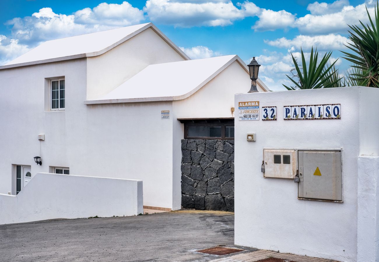 Casa en Tías - Casa vista Paraiso con piscina, vista al oceano, aire acondicionado,