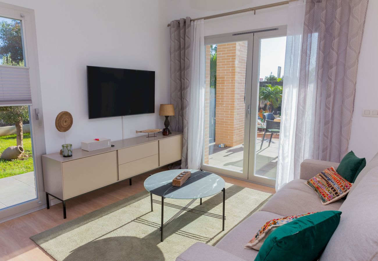 Apartamento en Javea / Xàbia - Paraiso Verde Apartment Javea, con AC, Gran Terraza, Jardín Privado y Piscina Comunitaria