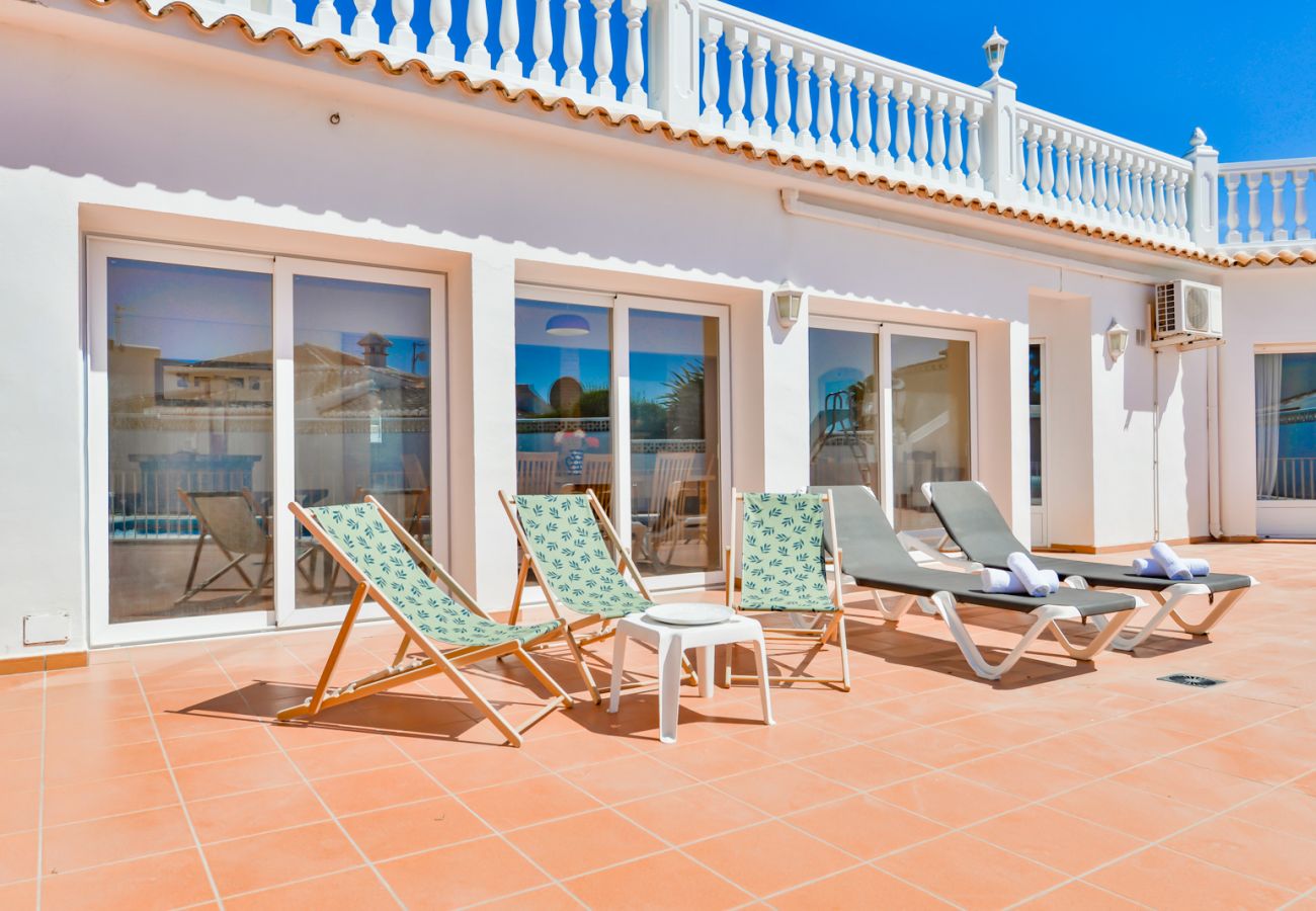 Villa en Moraira - Alquiler de villa en Moraira LOLA,  para 9 pax con piscina privada, ideal familias