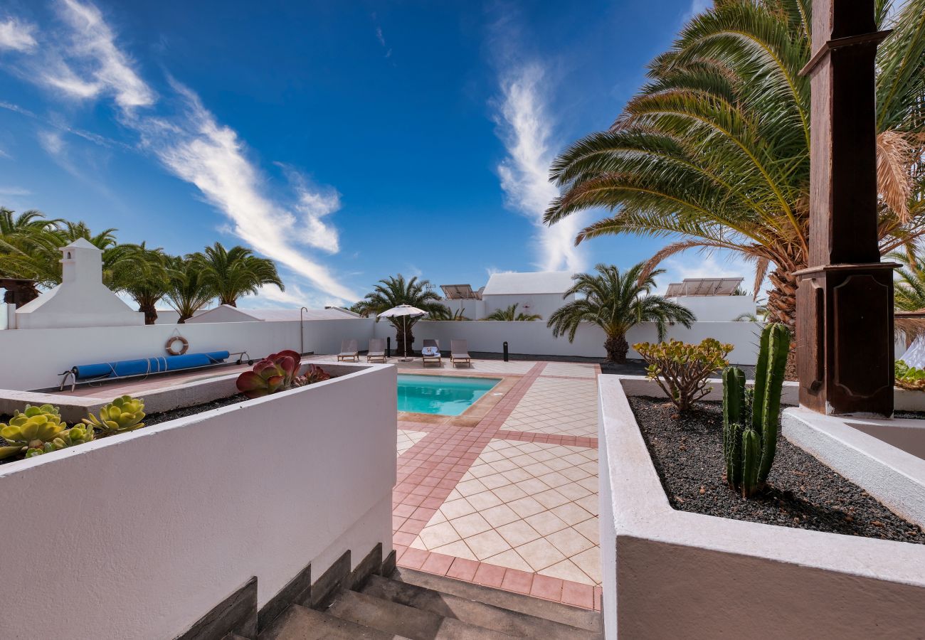 Casa en Puerto Calero - Casa Guayre - piscina privada, barbacoa, zona relax, aire acondicionado 