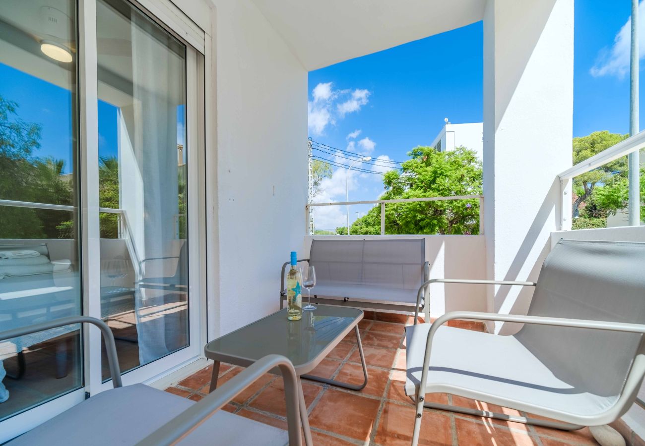 Apartamento en Javea / Xàbia - Don Pepe White Apartment, con Terraza, Wifi y Gran Piscina Comunitaria