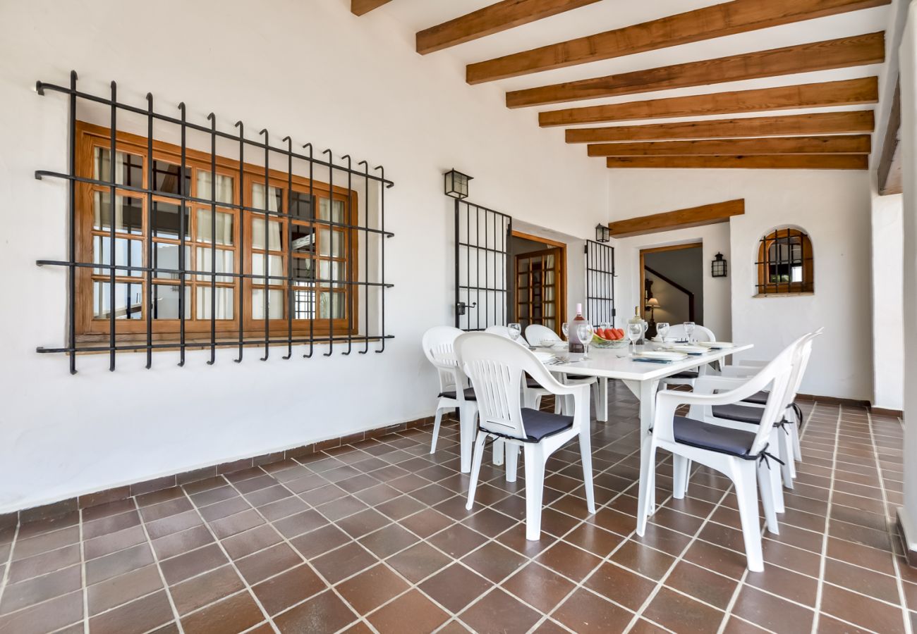 Villa in Moraira - Villa zur Miete in Moraira ANDURINA, für 10 pax in der Nähe des Meeres und privatem Schwimmbad