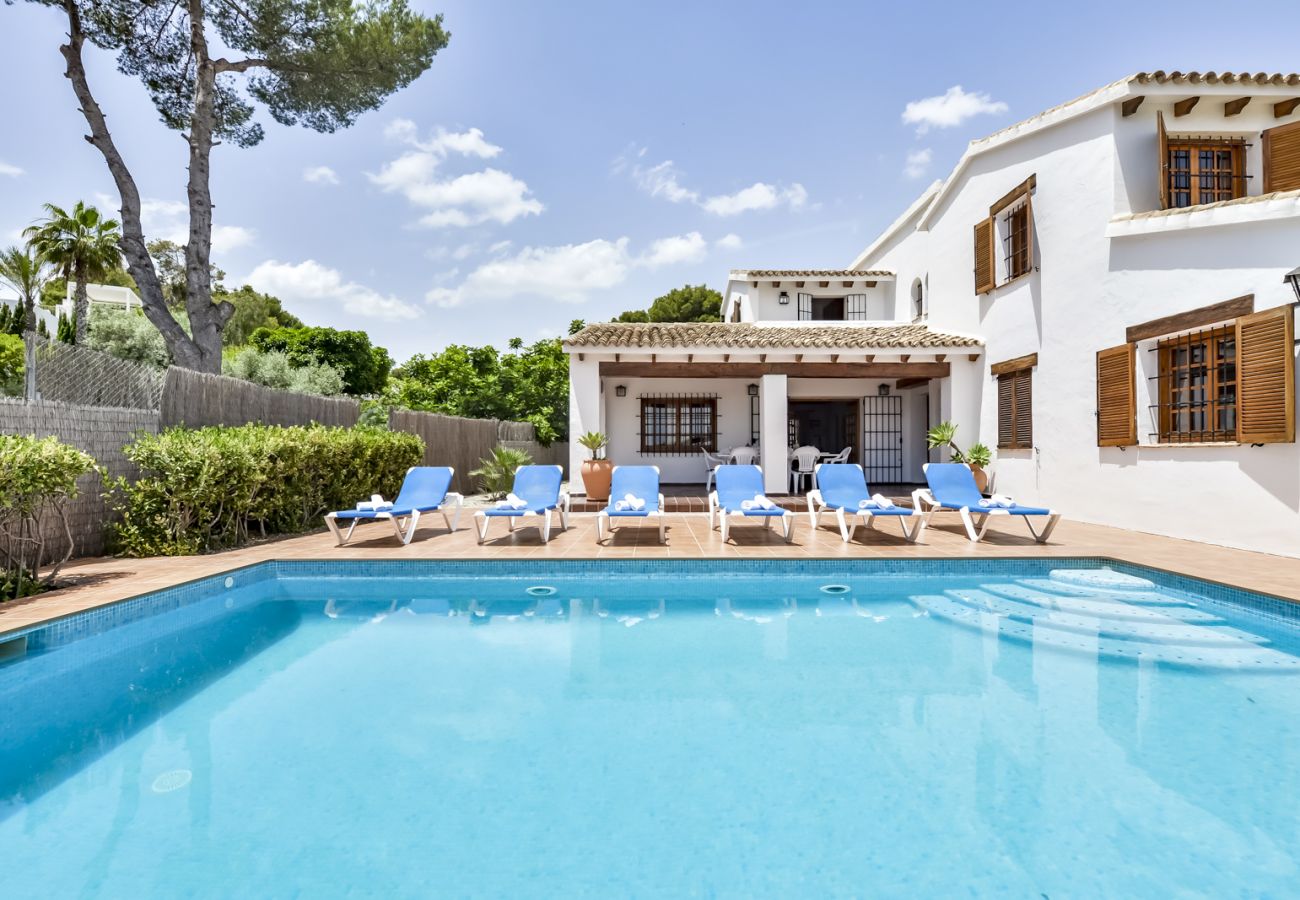 Villa in Moraira - Villa zur Miete in Moraira ANDURINA, für 10 pax in der Nähe des Meeres und privatem Schwimmbad