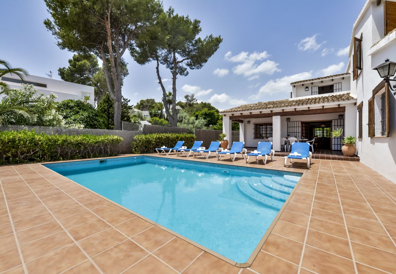 Villa in Moraira - Villa zur Miete in Moraira ANDURINA, für 10 pax in der Nähe des Meeres und privatem Schwimmbad