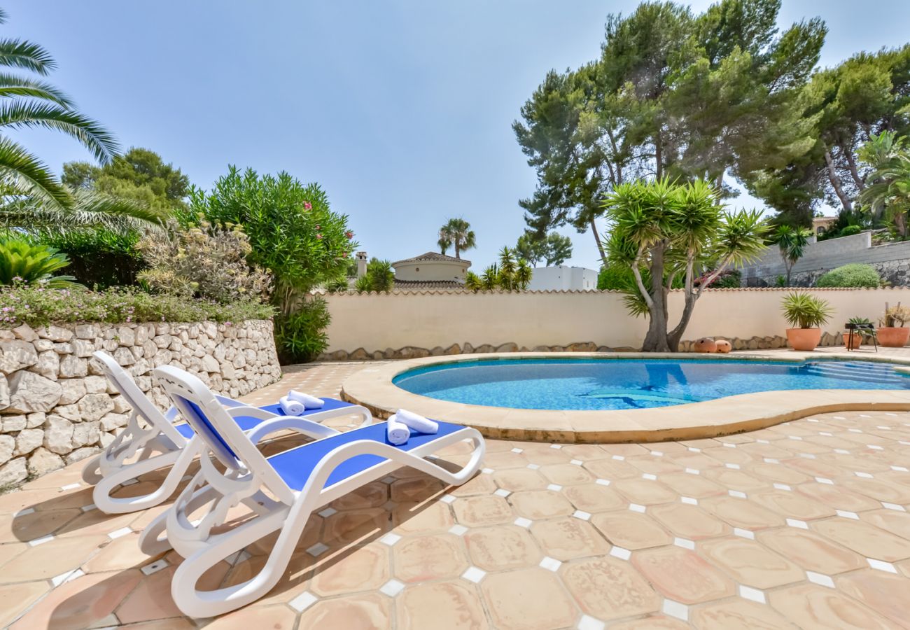 Villa in Moraira - SEBASTIAN, Villa für 4 Personen in Moraira und privater Pool. kostenloses WLAN