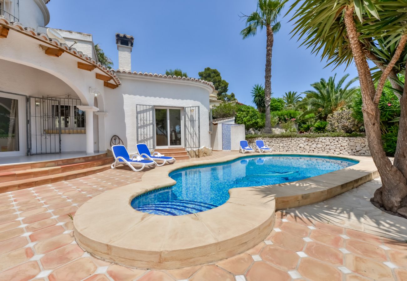 Villa in Moraira - SEBASTIAN, Villa für 4 Personen in Moraira und privater Pool. kostenloses WLAN