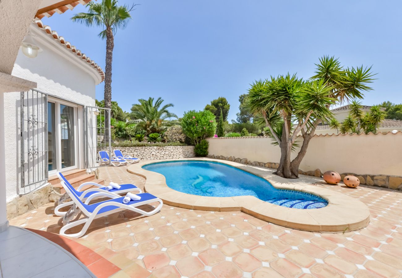 Villa in Moraira - SEBASTIAN, Villa für 4 Personen in Moraira und privater Pool. kostenloses WLAN