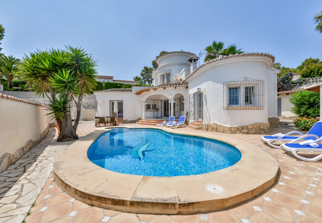 Villa in Moraira - SEBASTIAN, Villa für 4 Personen in Moraira und privater Pool. kostenloses WLAN