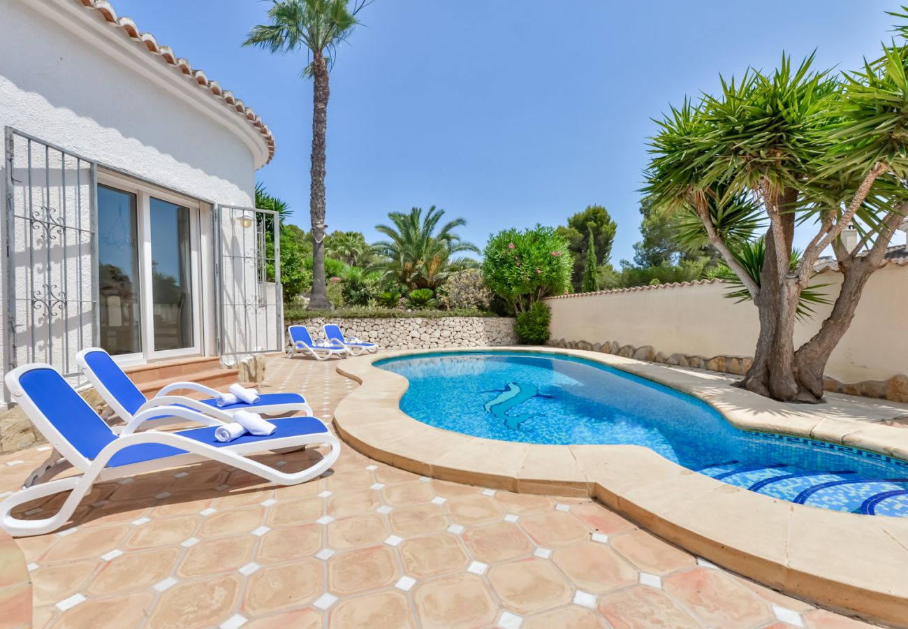 Villa in Moraira - SEBASTIAN, Villa für 4 Personen in Moraira und privater Pool. kostenloses WLAN