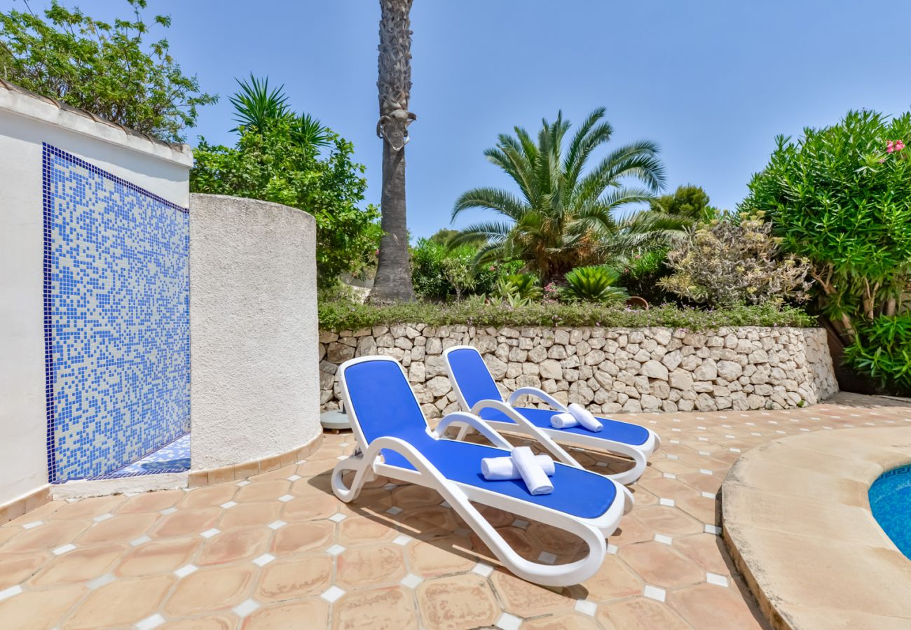 Villa in Moraira - SEBASTIAN, Villa für 4 Personen in Moraira und privater Pool. kostenloses WLAN