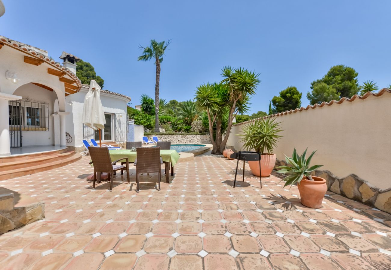 Villa in Moraira - SEBASTIAN, Villa für 4 Personen in Moraira und privater Pool. kostenloses WLAN