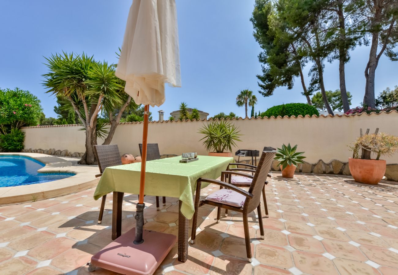 Villa in Moraira - SEBASTIAN, Villa für 4 Personen in Moraira und privater Pool. kostenloses WLAN