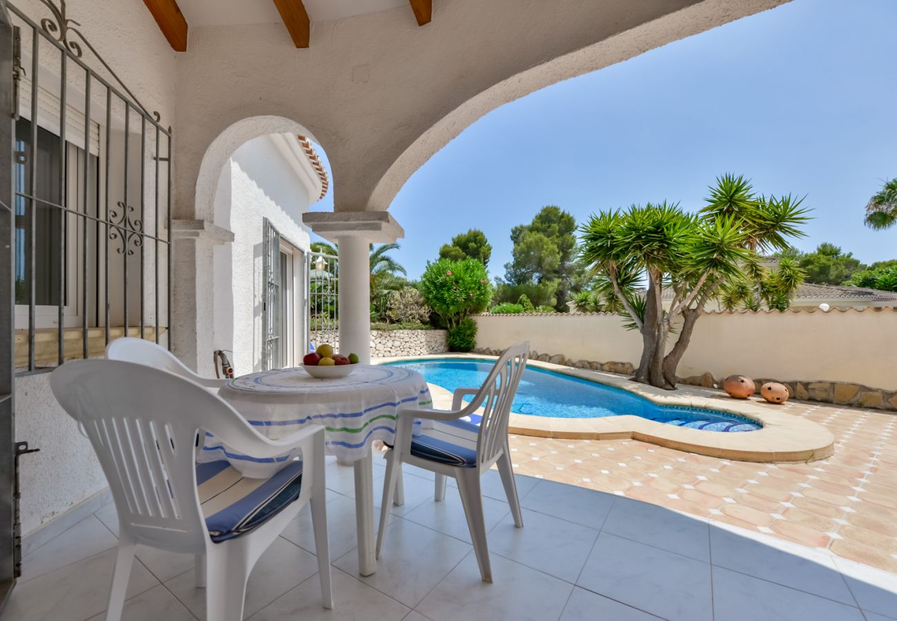 Villa in Moraira - SEBASTIAN, Villa für 4 Personen in Moraira und privater Pool. kostenloses WLAN