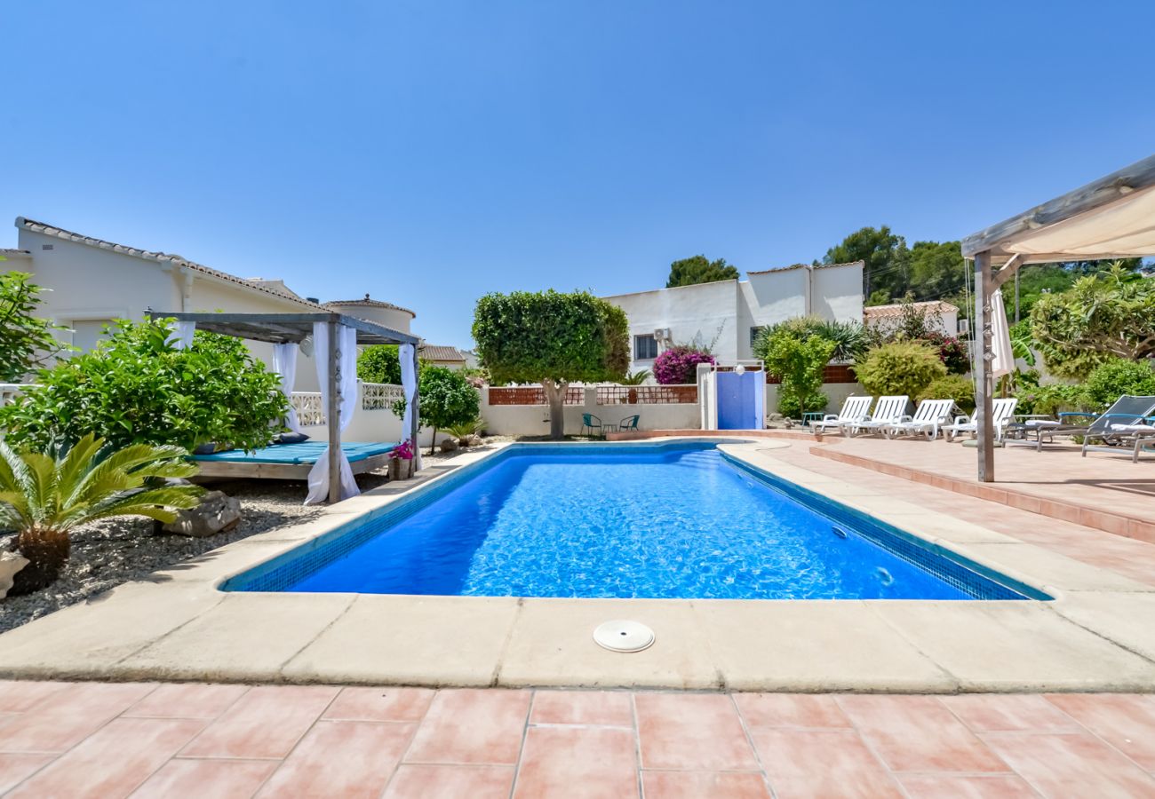 Villa in Moraira - PURA VIDA, Villa in Moraira für 7 Personen mit privatem Pool und kostenlosem WLAN