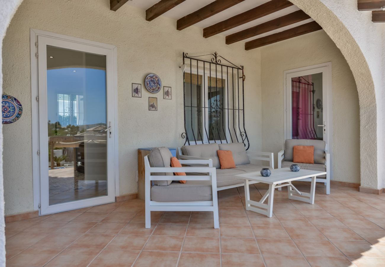 Villa in Moraira - PURA VIDA, Villa in Moraira für 7 Personen mit privatem Pool und kostenlosem WLAN