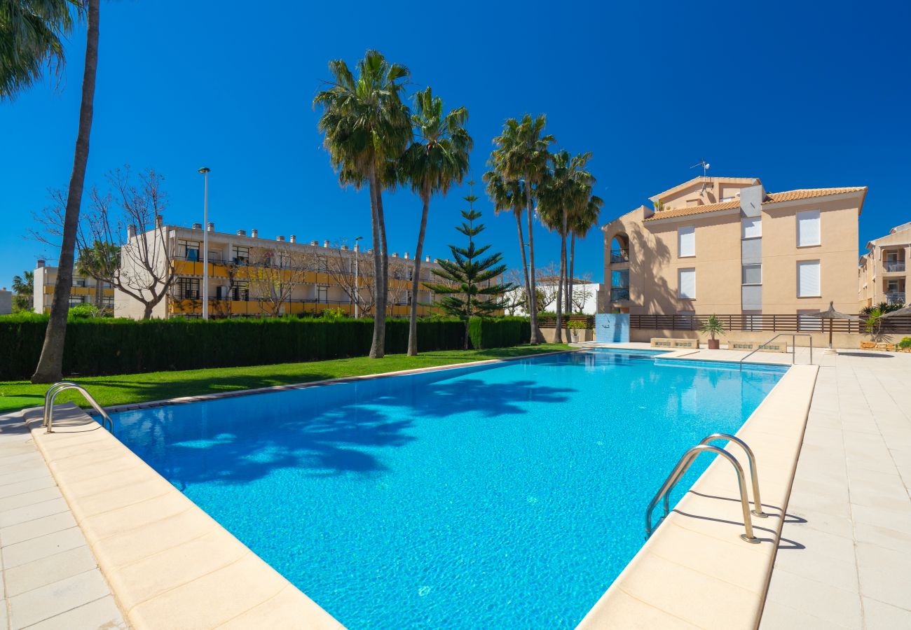 Ferienwohnung in Javea - Augusta Apartment Jávea Sur, Stilvoll mit Klimaanlage, Wifi, Terrasse und Pool