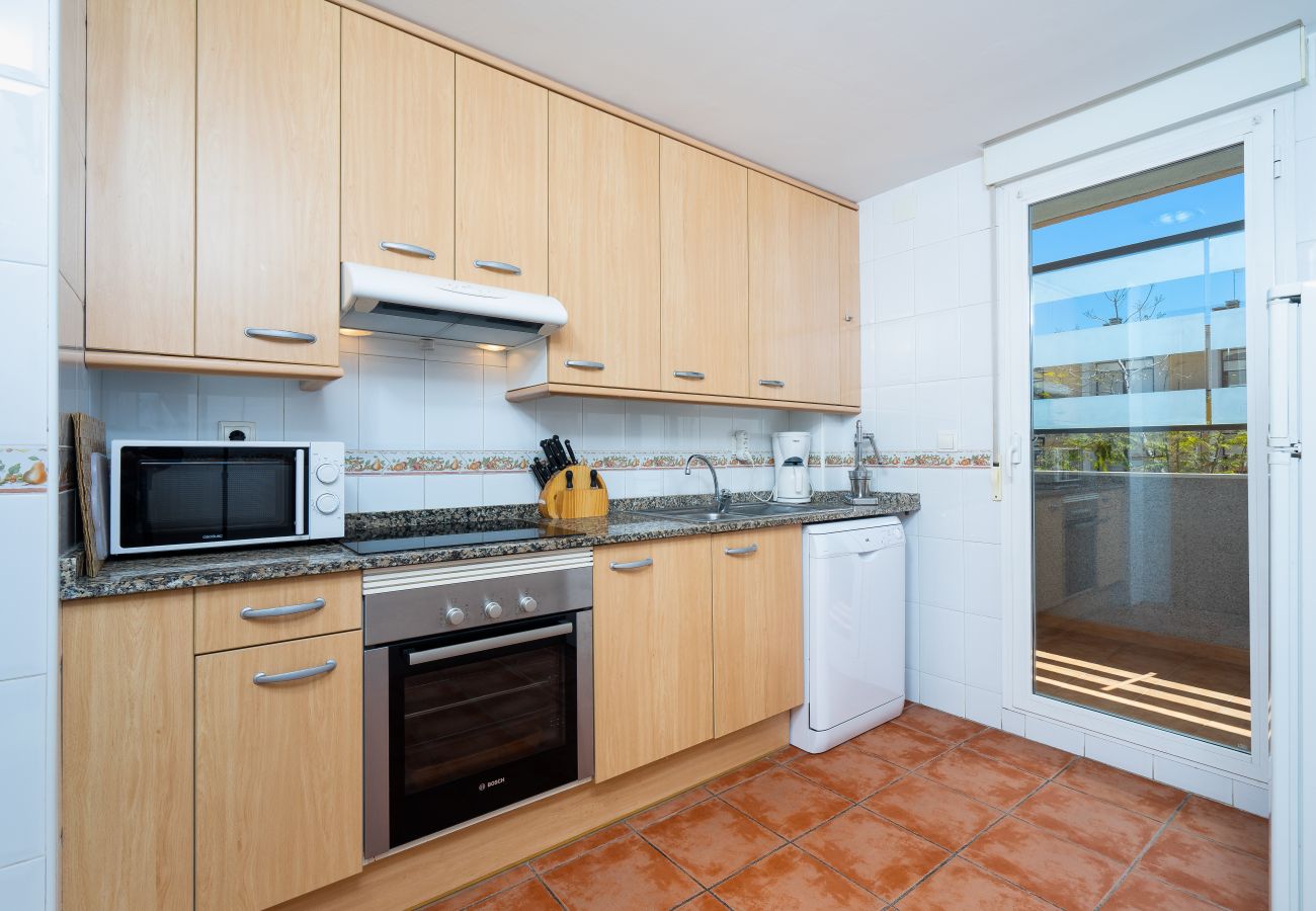 Ferienwohnung in Javea - Augusta Apartment Jávea Sur, Stilvoll mit Klimaanlage, Wifi, Terrasse und Pool