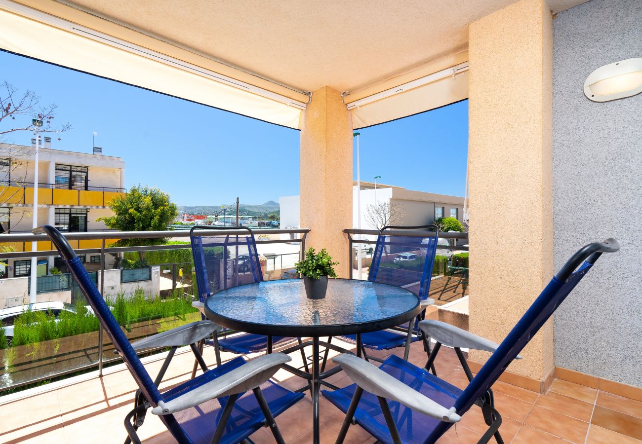 Ferienwohnung in Javea - Augusta Apartment Jávea Sur, Stilvoll mit Klimaanlage, Wifi, Terrasse und Pool