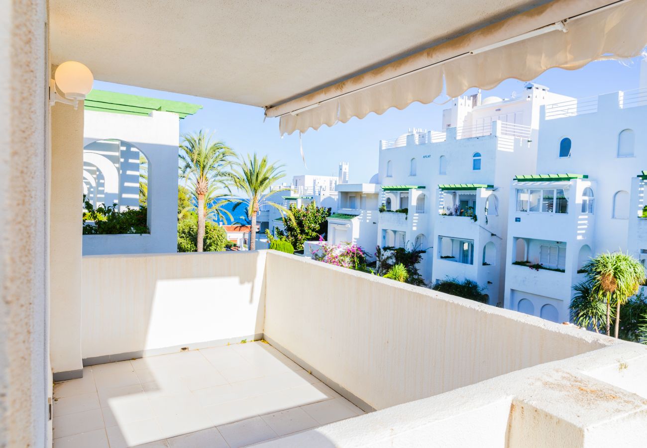 Ferienwohnung in Javea - Oasis Club II Triplex Apartment, Pool, Terrassen und 5 Minuten vom Strand