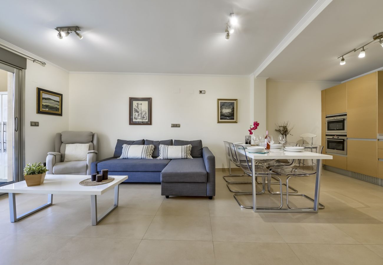 Ferienwohnung in Moraira - MARJALETA, Schönes Appartement im Zentrum von Moraira für 4 pax kostenloses Wifi.