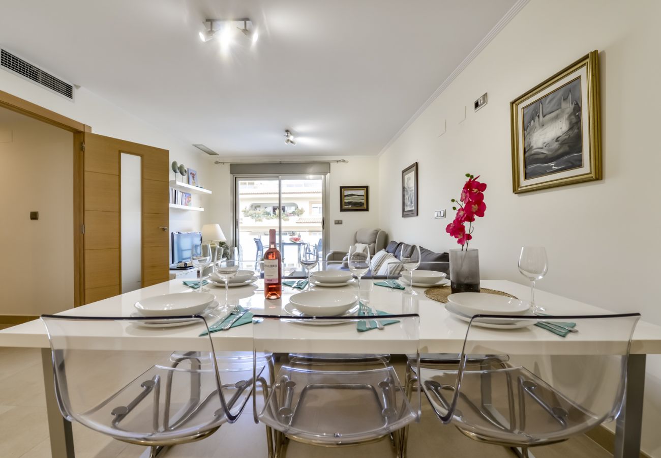 Ferienwohnung in Moraira - MARJALETA, Schönes Appartement im Zentrum von Moraira für 4 pax kostenloses Wifi.