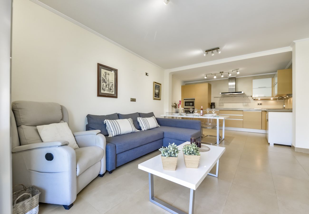 Ferienwohnung in Moraira - MARJALETA, Schönes Appartement im Zentrum von Moraira für 4 pax kostenloses Wifi.