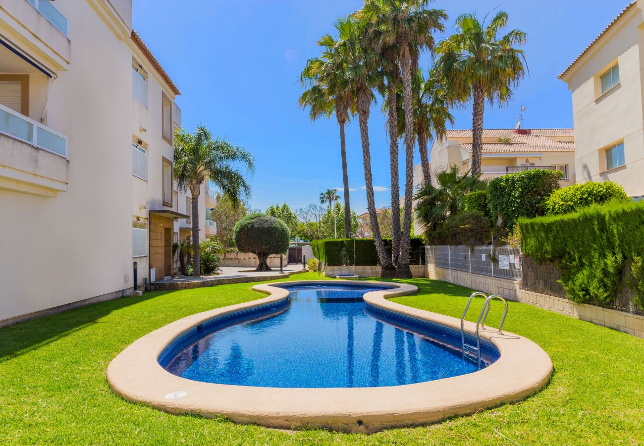 Ferienwohnung in Javea - Bahia de Javea Apartment Montañar, mit Sonnenterrasse und Gemeinschaftspool