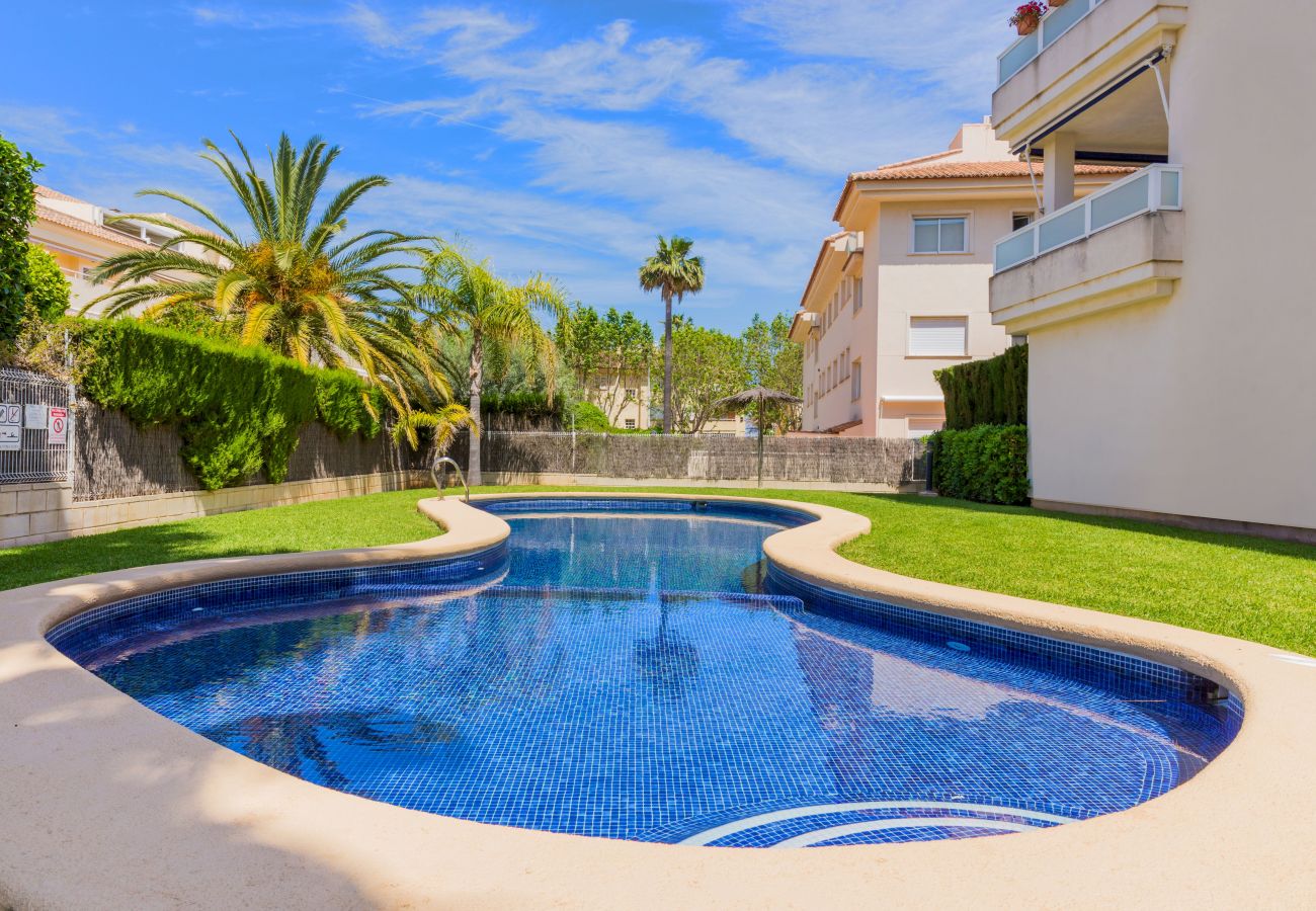 Ferienwohnung in Javea - Bahia de Javea Apartment Montañar, mit Sonnenterrasse und Gemeinschaftspool