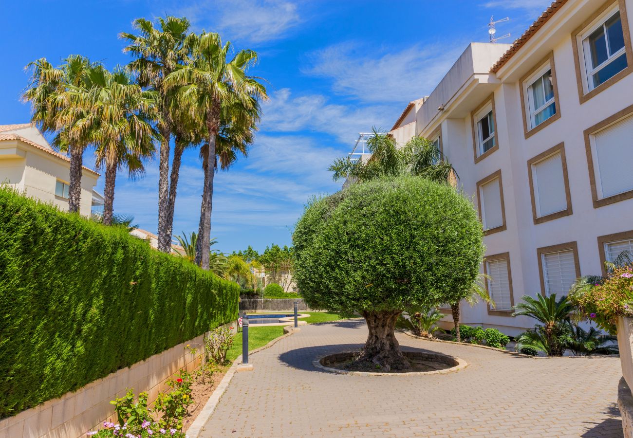 Ferienwohnung in Javea - Bahia de Javea Apartment Montañar, mit Sonnenterrasse und Gemeinschaftspool