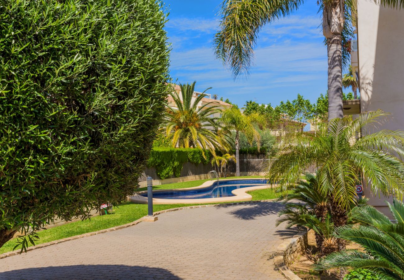 Ferienwohnung in Javea - Bahia de Javea Apartment Montañar, mit Sonnenterrasse und Gemeinschaftspool