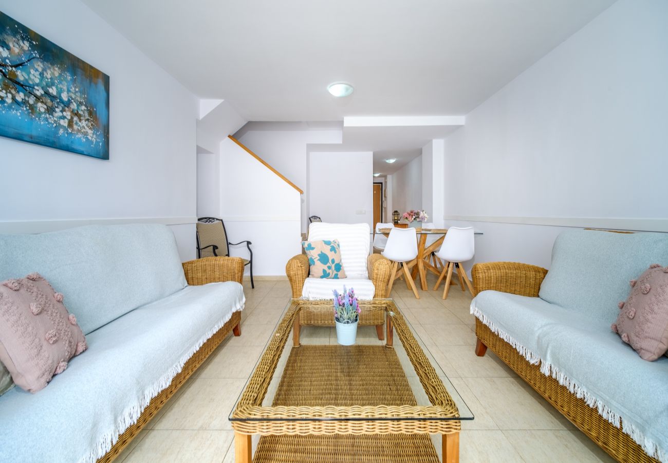 Ferienwohnung in Javea - Menorca Duplex Javea. mit Terrasse, Gemeinschaftspool und sehr nah am Strand