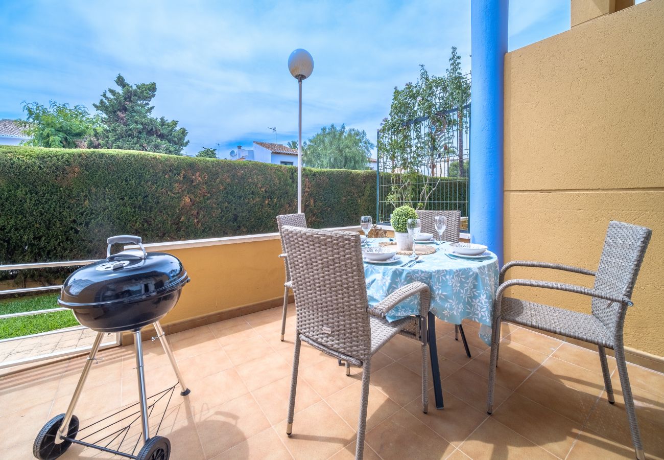 Ferienwohnung in Javea - Menorca Duplex Javea. mit Terrasse, Gemeinschaftspool und sehr nah am Strand