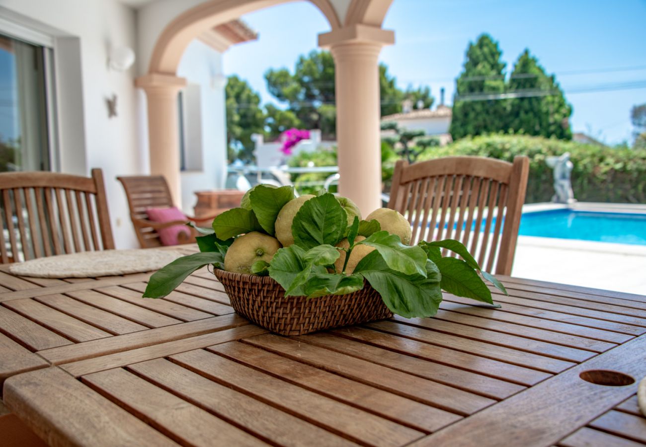 Villa in Benissa - Villa zur Miete in Benissa ACACIAS, in Cala Pinets mit privatem Schwimmbad für 6 pax 