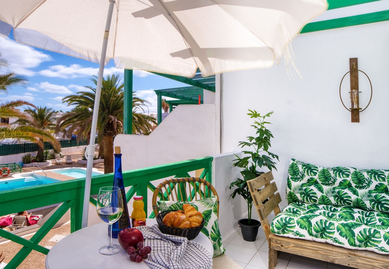 Ferienwohnung in Puerto del Carmen - Chez Carmen - Gemütliches und moderne Haus mit Meerblick, Pool und Glasfaser