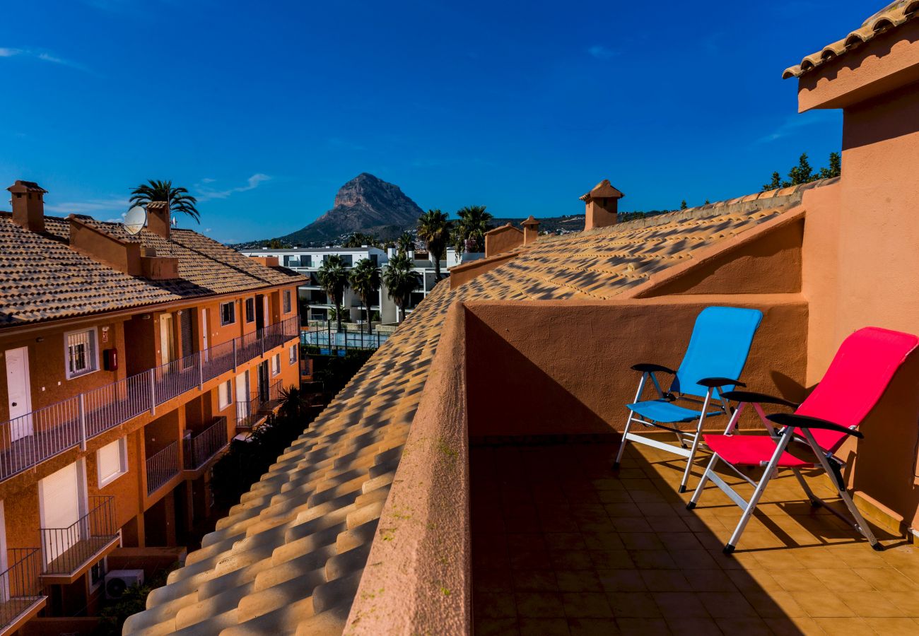 Ferienwohnung in Javea - Arenal Park II Apartment Javea Arenal, mit Terrassen, Klimaanlage und Gemeinschaftsräumen mit großem Swimmingpool, Garten, Tennis, Paddel