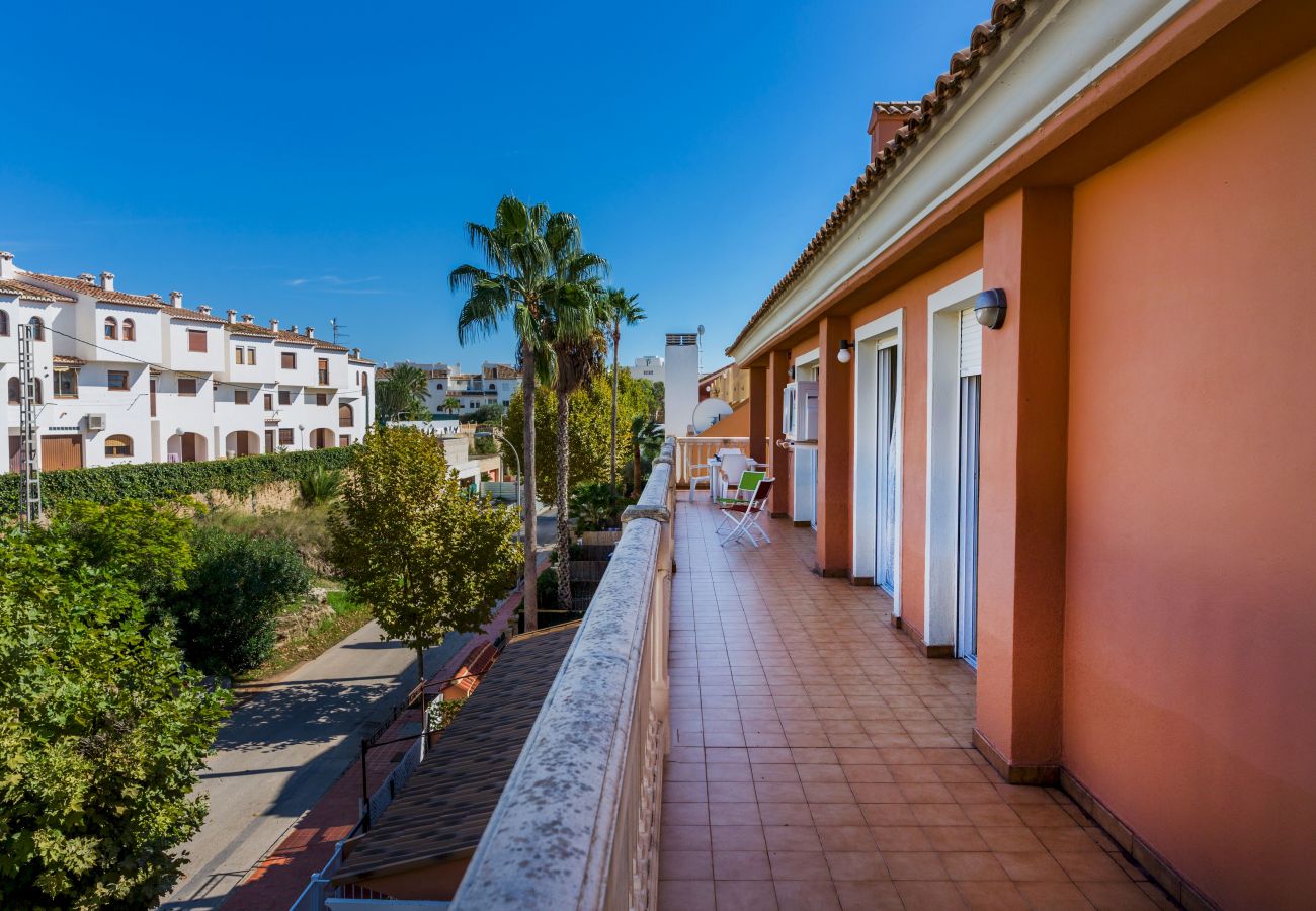 Ferienwohnung in Javea - Arenal Park II Apartment Javea Arenal, mit Terrassen, Klimaanlage und Gemeinschaftsräumen mit großem Swimmingpool, Garten, Tennis, Paddel