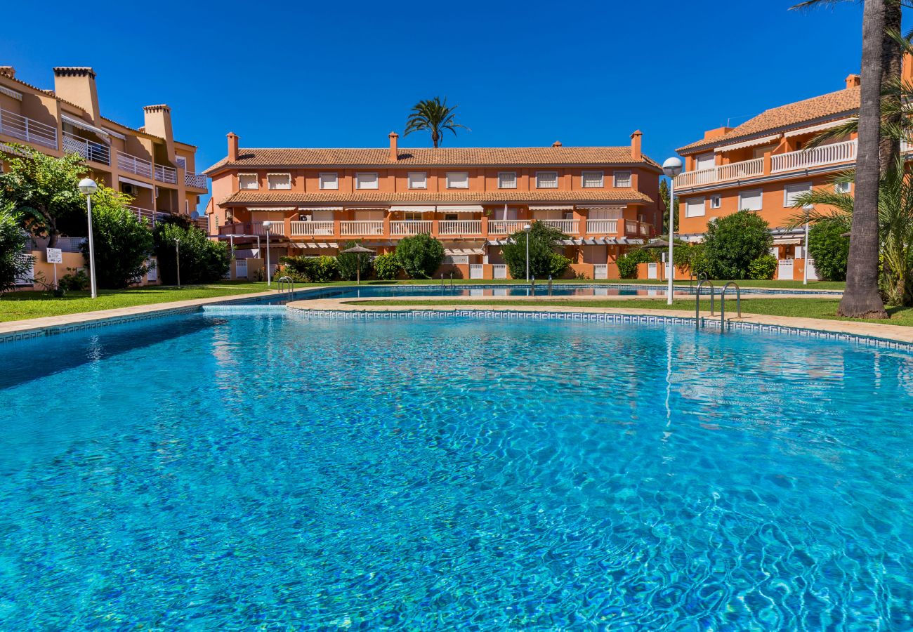 Ferienwohnung in Javea - Arenal Park II Apartment Javea Arenal, mit Terrassen, Klimaanlage und Gemeinschaftsräumen mit großem Swimmingpool, Garten, Tennis, Paddel