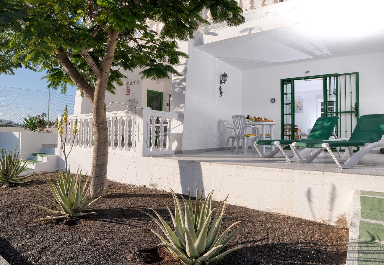 Ferienhaus in Puerto del Carmen - Sky und Sea Loma Verde, Pool, große Terrasse mit Meerblick