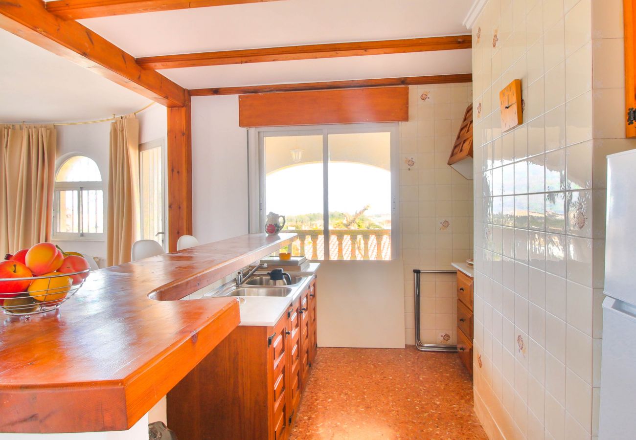 Villa in Denia - Villa in Denia mit unschlagbarer Aussicht für 10 Personen