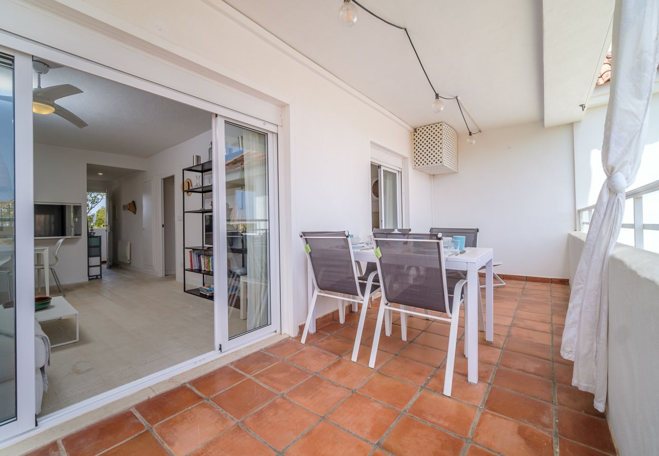 Ferienwohnung in Javea - Don Pepe Indigo Apartment Javea mit Terrasse, WLAN und großem Gemeinschaftspool