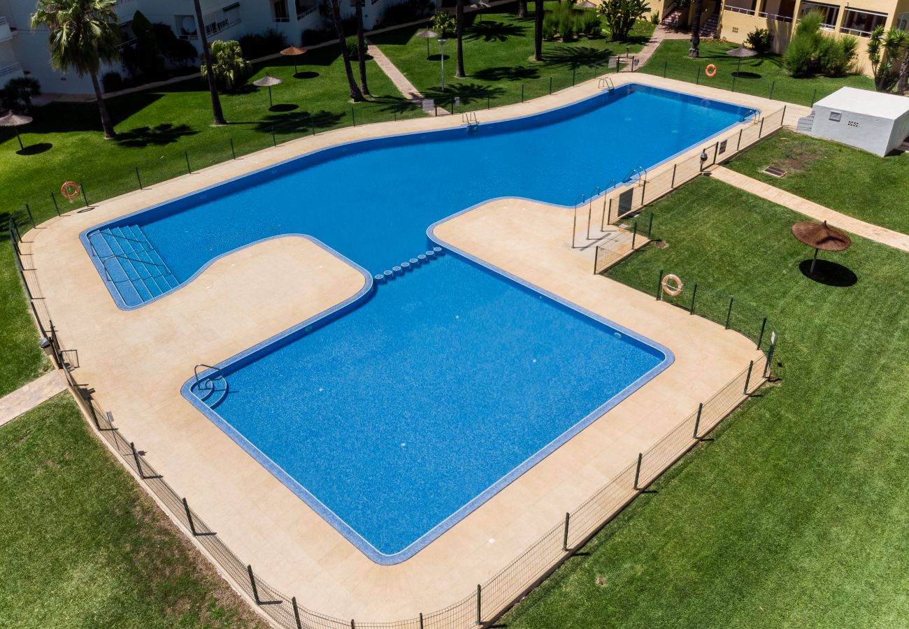 Ferienwohnung in Javea - Don Pepe Indigo Apartment Javea mit Terrasse, WLAN und großem Gemeinschaftspool